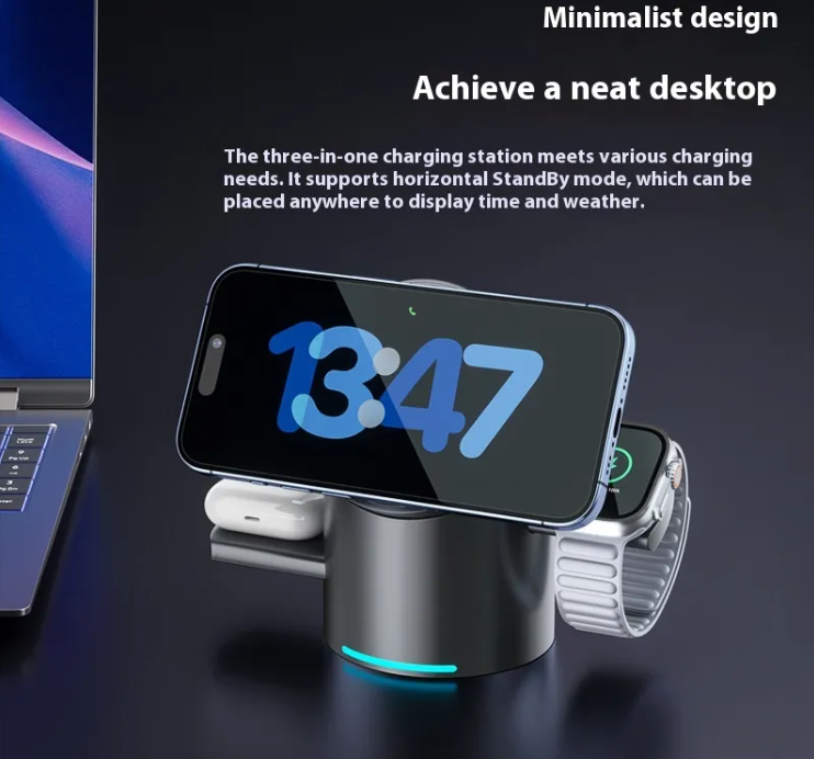 Magnetic 3-in-1 Charging Station Paterva