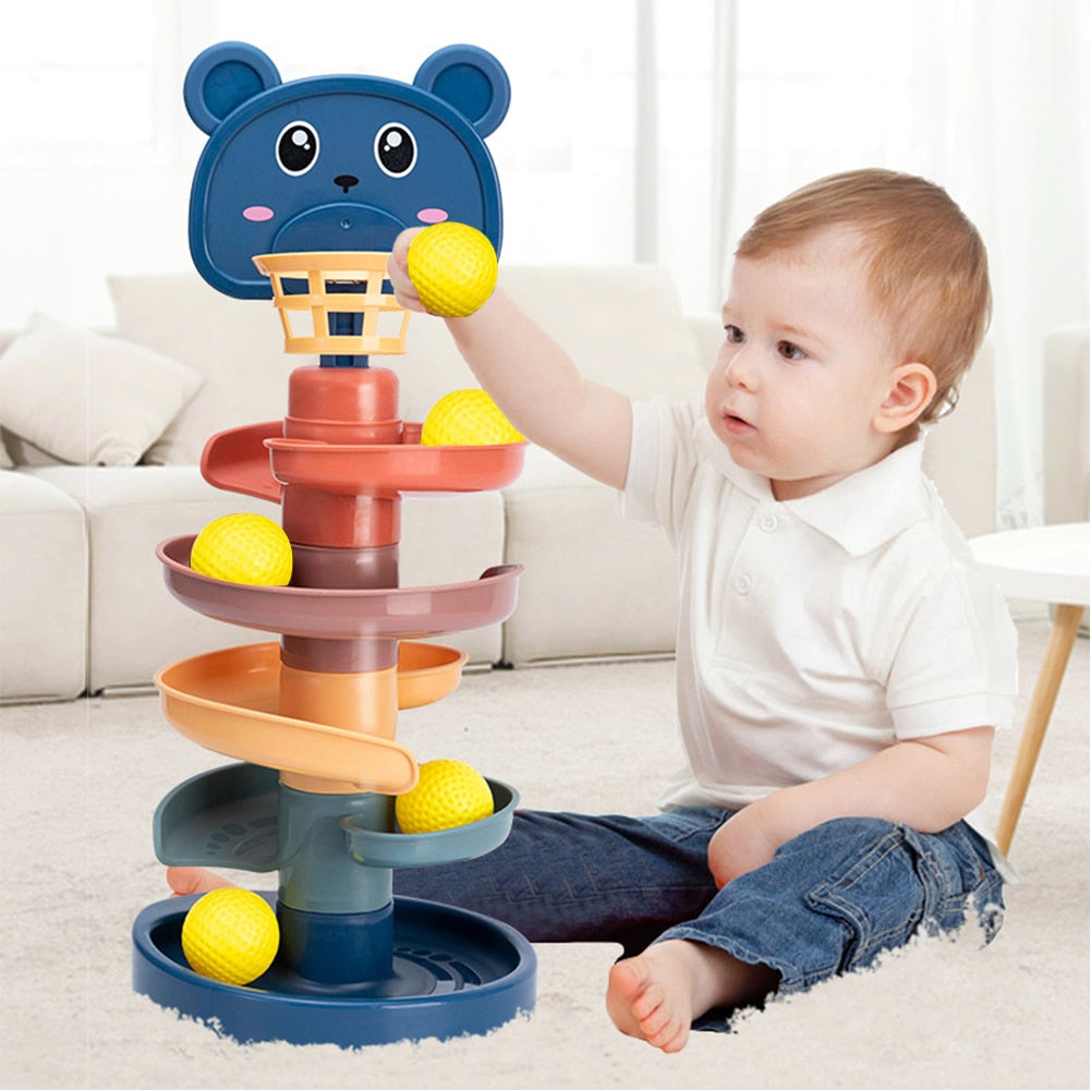 Rolling Ball Tower Baby Toy Baby Essentials-8