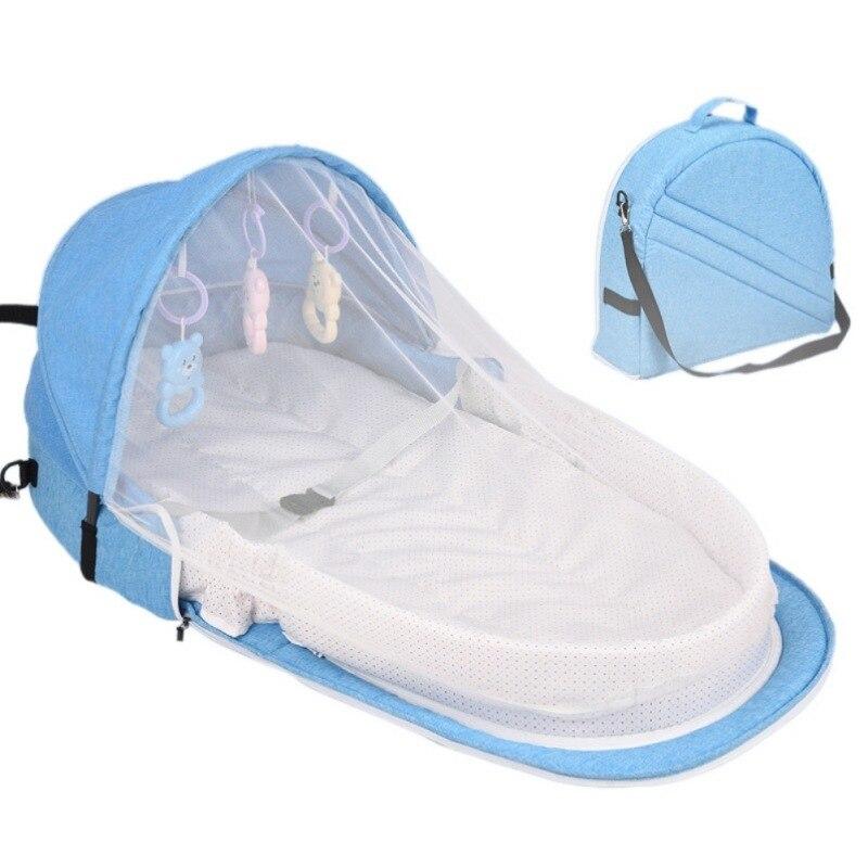 Foldable Baby Bed with Mosquito Net Baby Essentials-5