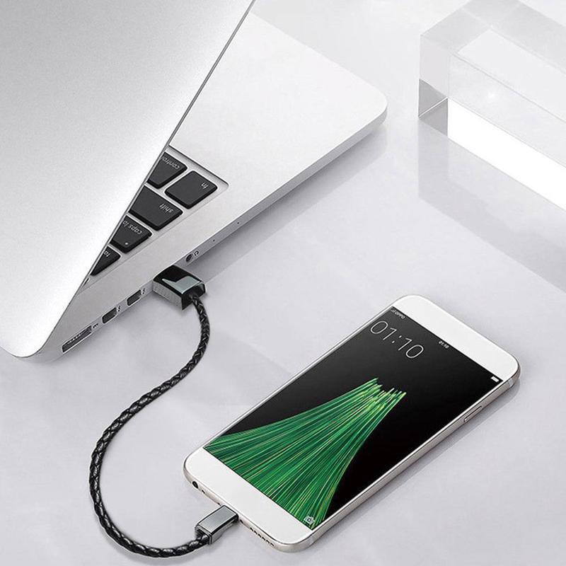 USB Bracelet Charger – Leather Design Gadget-3