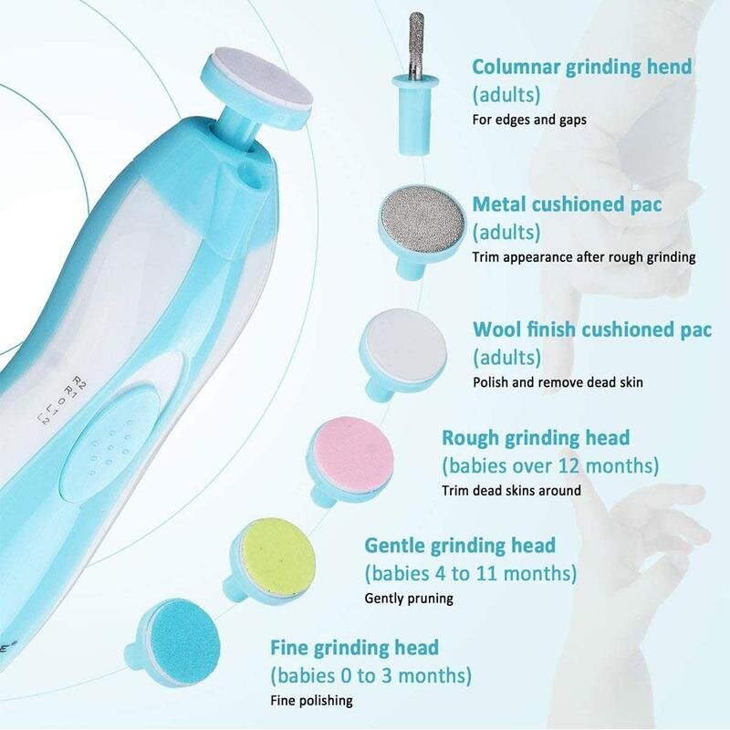 Electric Baby Nail Trimmer Baby Essentials-5