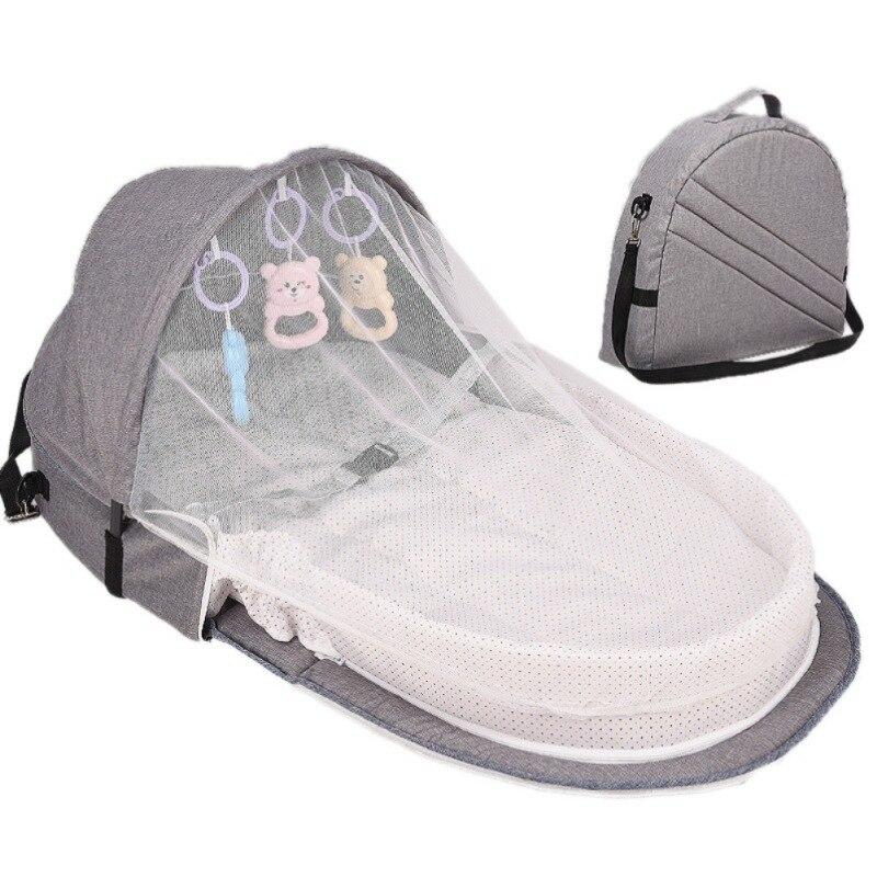 Foldable Baby Bed with Mosquito Net Baby Essentials-5