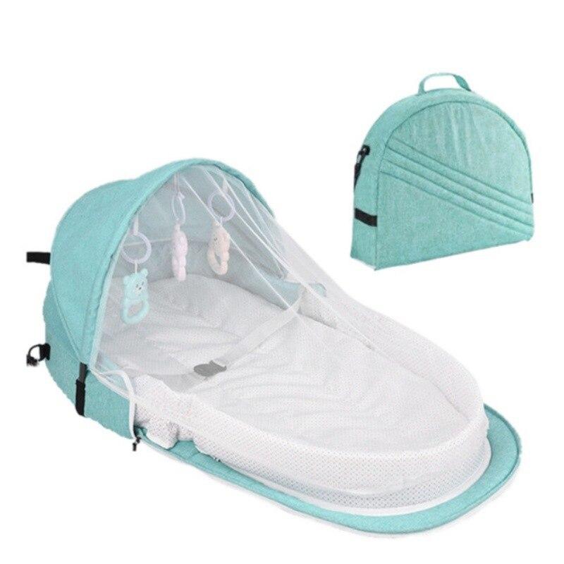 Foldable Baby Bed with Mosquito Net Baby Essentials-5