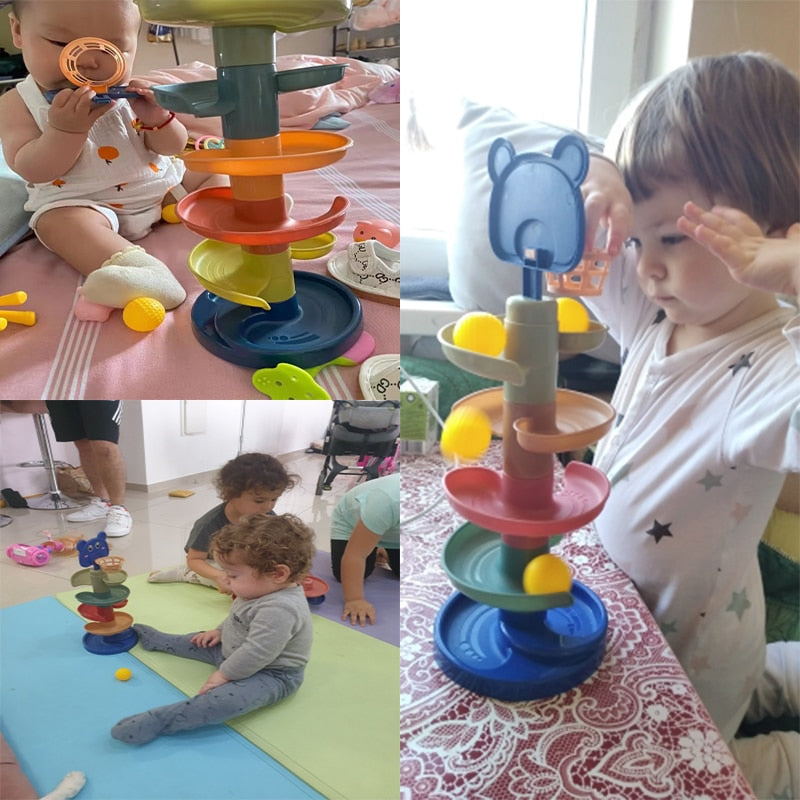 Rolling Ball Tower Baby Toy Baby Essentials-8