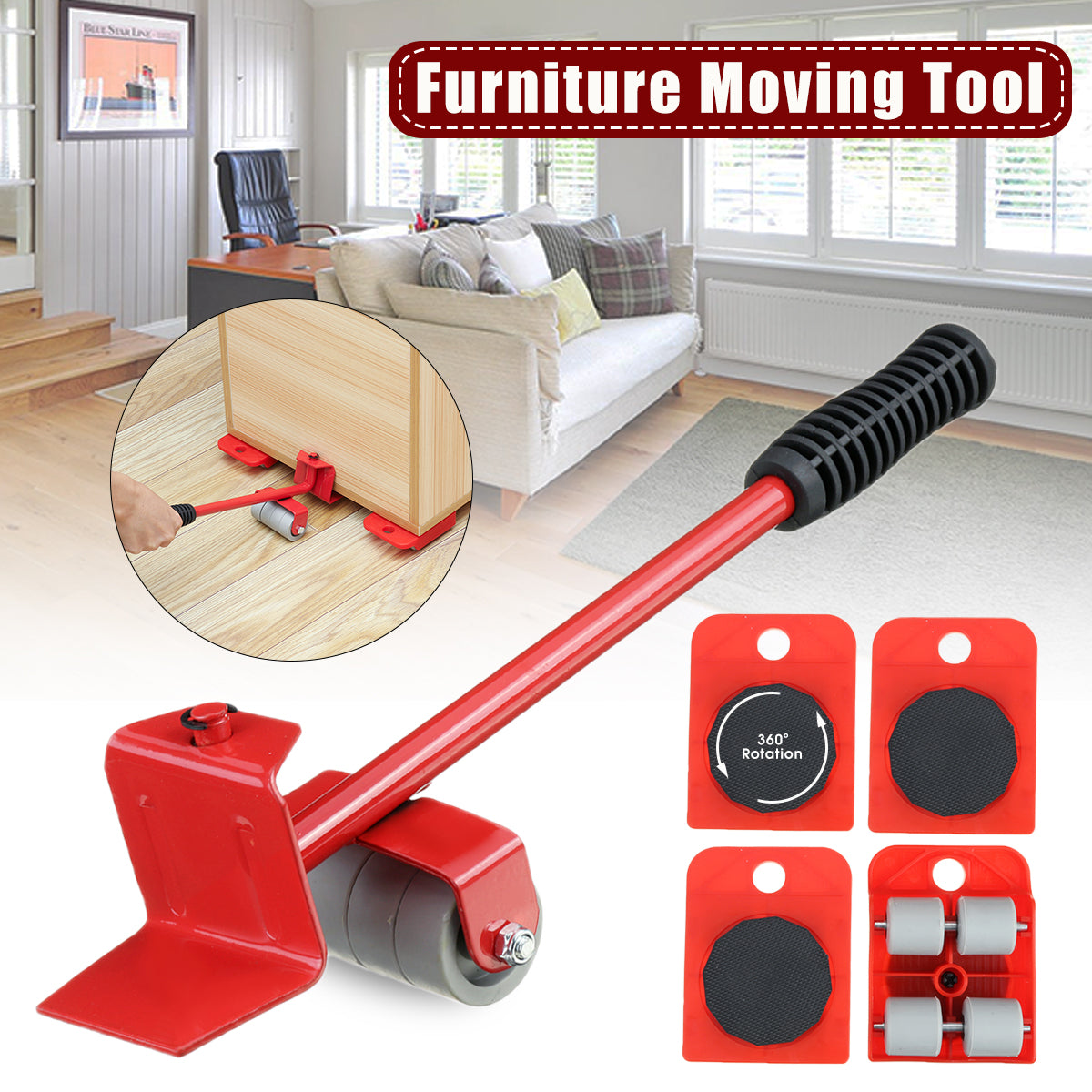 Furniture Moving Tool Kit Home Essentials-7