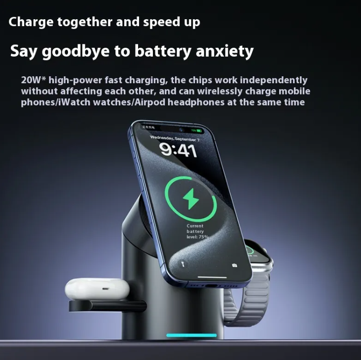 Magnetic 3-in-1 Charging Station Paterva