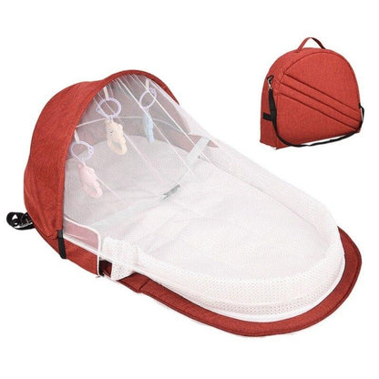 Foldable Baby Bed with Mosquito Net Baby Essentials-5