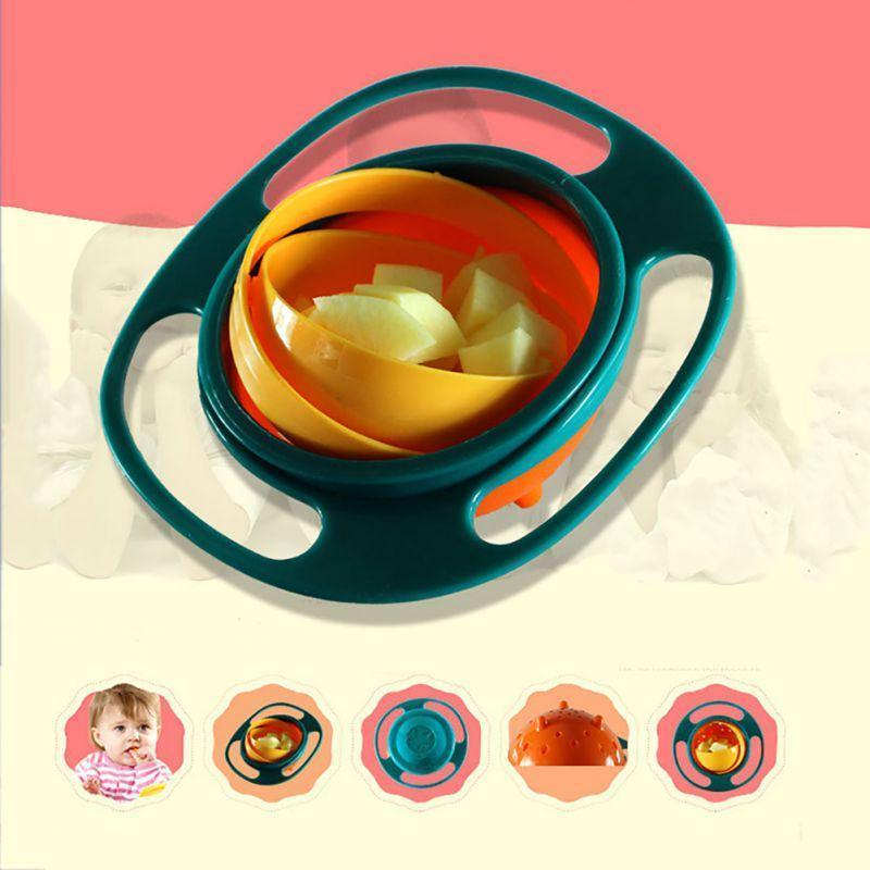 360° Spill-Proof Baby Gyro Bowl Baby Essentials-5